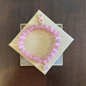 Fashion cancer awareness month bracelet
